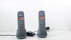 DECT TELEFOON MET 2 HANDSETS, Ophalen of Verzenden, Zo goed als nieuw, 2 handsets, Stralingsarm