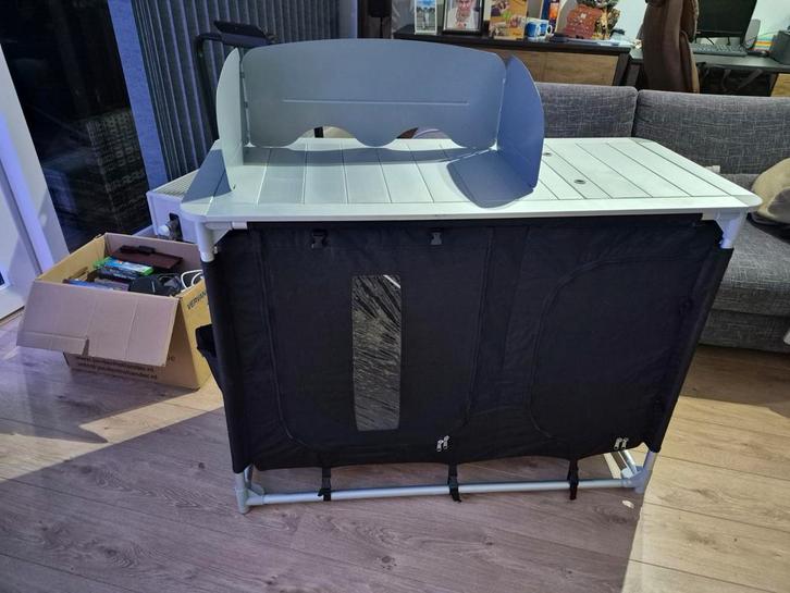 Tectake Camping Keuken - Zo goed als nieuw!, Caravans en Kamperen, Kampeeraccessoires, Zo goed als nieuw, Ophalen