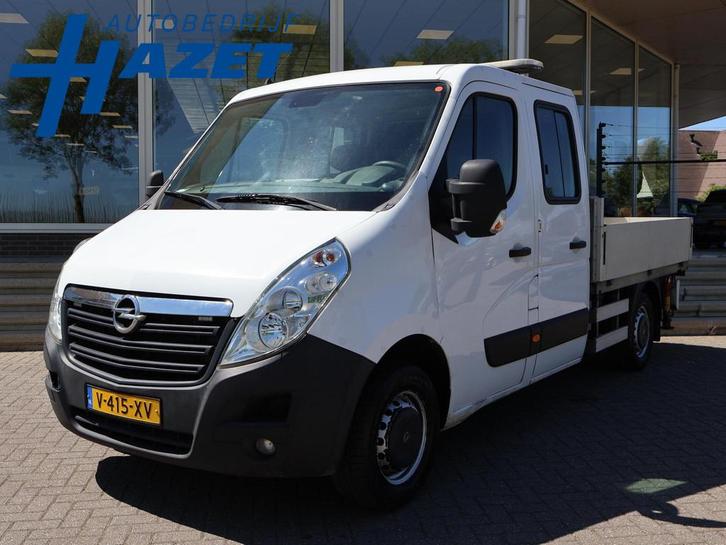 Opel Movano 2.3 CDTI BITURBO 145 PK HIAB 017T LAADKRAAN OPEN, Auto's, Opel, Bedrijf, Te koop, Movano, ABS, Airconditioning, Alarm