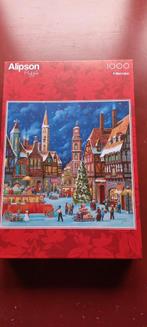 Prachtige Alipson kerst puzzel 1000 st, Hobby en Vrije tijd, Denksport en Puzzels, Ophalen, 500 t/m 1500 stukjes, Zo goed als nieuw