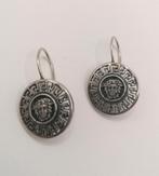 Zilveren oorbellen Medusa hoofd vintage Sterling zilver 925, Ophalen of Verzenden, Zo goed als nieuw, Zilver, Zilver
