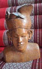 Balinees hout snijwerk beeld, Antiek en Kunst, Ophalen of Verzenden