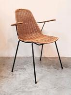 Basket Chair / Franco Campo & Carlo Graffi 1950's, Ophalen, Gebruikt, Bruin, Mid Century Modern Design