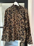 Ambika - Groene blouse met panterprint - Maat L, Kleding | Dames, Ophalen of Verzenden, Zo goed als nieuw, Groen