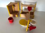 Poppenhuis - houten speelgoed - badkamer, Ophalen of Verzenden, Gebruikt, Sanitair