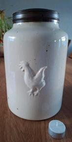 Grote zware POT met deksel voor Keukengerei/Bloemen/Sierpot, Ophalen of Verzenden, Zo goed als nieuw