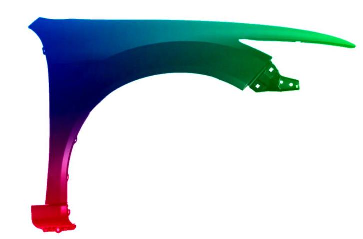 Spatbord rechts Voor Honda Accord (CU2) 2008-2011 Gespoten i, Auto-onderdelen, Carrosserie en Plaatwerk, Spatbord, Honda, Voor