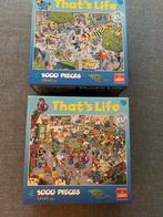 2 x that’s life puzzel 1000 stukjes, Ophalen of Verzenden, 500 t/m 1500 stukjes, Zo goed als nieuw