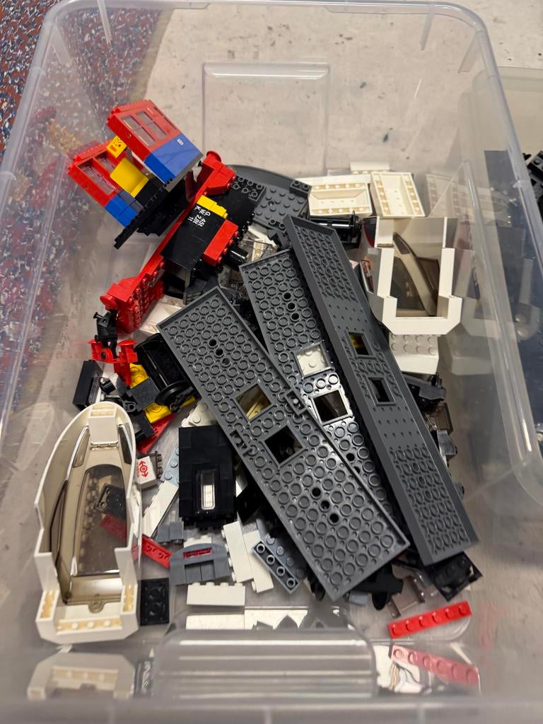 Lego Oude Lego Trein 9V + Onderdelen, Ophalen of Verzenden, Gebruikt, Losse stenen, Lego