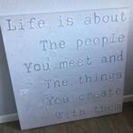 Mooi groot schilderij, Ophalen