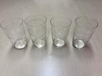 4x antieke drinkglazen gegraveerd, Overige typen, Antieke drinkglazen, Zo goed als nieuw, Antieke drinkglazen
