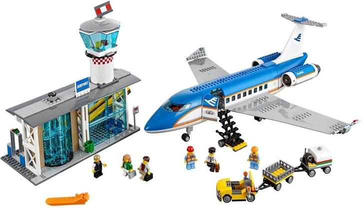 60104 - City: Airport Passenger Terminal, Kinderen en Baby's, Speelgoed | Duplo en Lego, Nieuw, Lego, Complete set, Verzenden