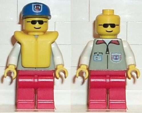 LEGO Minifig poppetje Classic Town Coast Guard res006, Kinderen en Baby's, Speelgoed | Duplo en Lego, Zo goed als nieuw, Lego