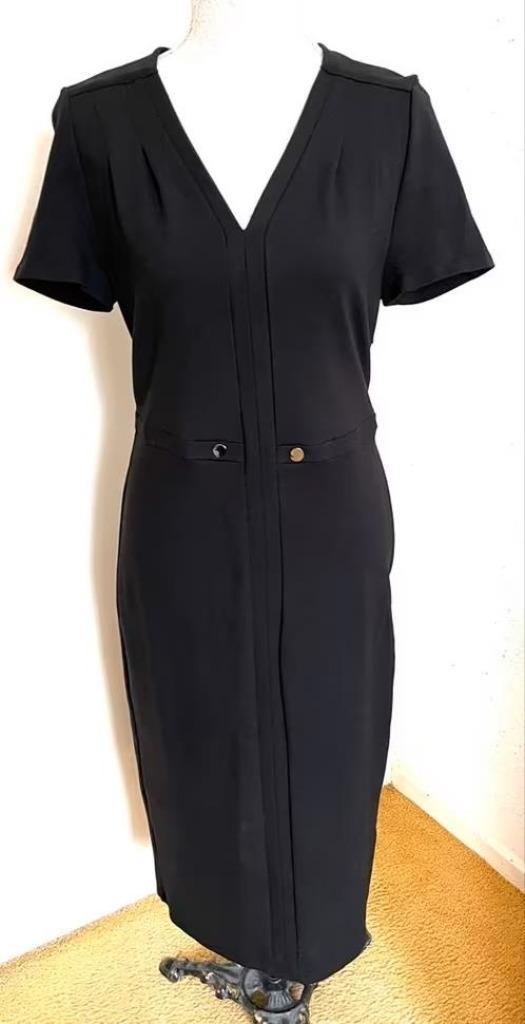 Phase Eight zwarte jurk maat 40/42[v], Kleding | Dames, Jurken, Nieuw, Maat 38/40 (M), Zwart, Onder de knie, Ophalen of Verzenden