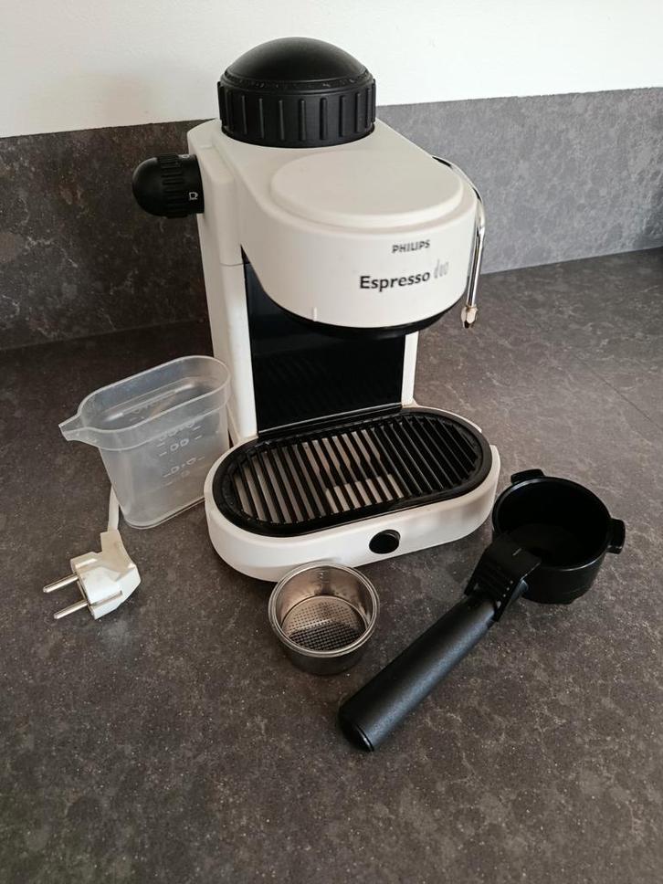 Espresso Machine - Philips Espresso Duo, Witgoed en Apparatuur, Koffiezetapparaten, Gebruikt, Gemalen koffie, Espresso apparaat
