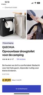 Droogtoilet camping Decathlon, Caravans en Kamperen, Ophalen, Zo goed als nieuw