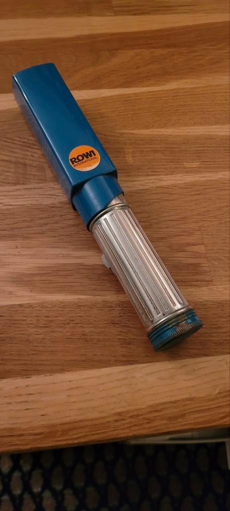 Vintage ROWI Aanwijslampje, Huis en Inrichting, Lampen | Vloerlampen, Gebruikt, Minder dan 100 cm, Kunststof, Metaal, Ophalen of Verzenden