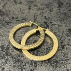 14 karaat gouden oorbellen versace model, Ophalen of Verzenden