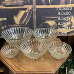 Vintage nest glazen schalen, Ophalen of Verzenden