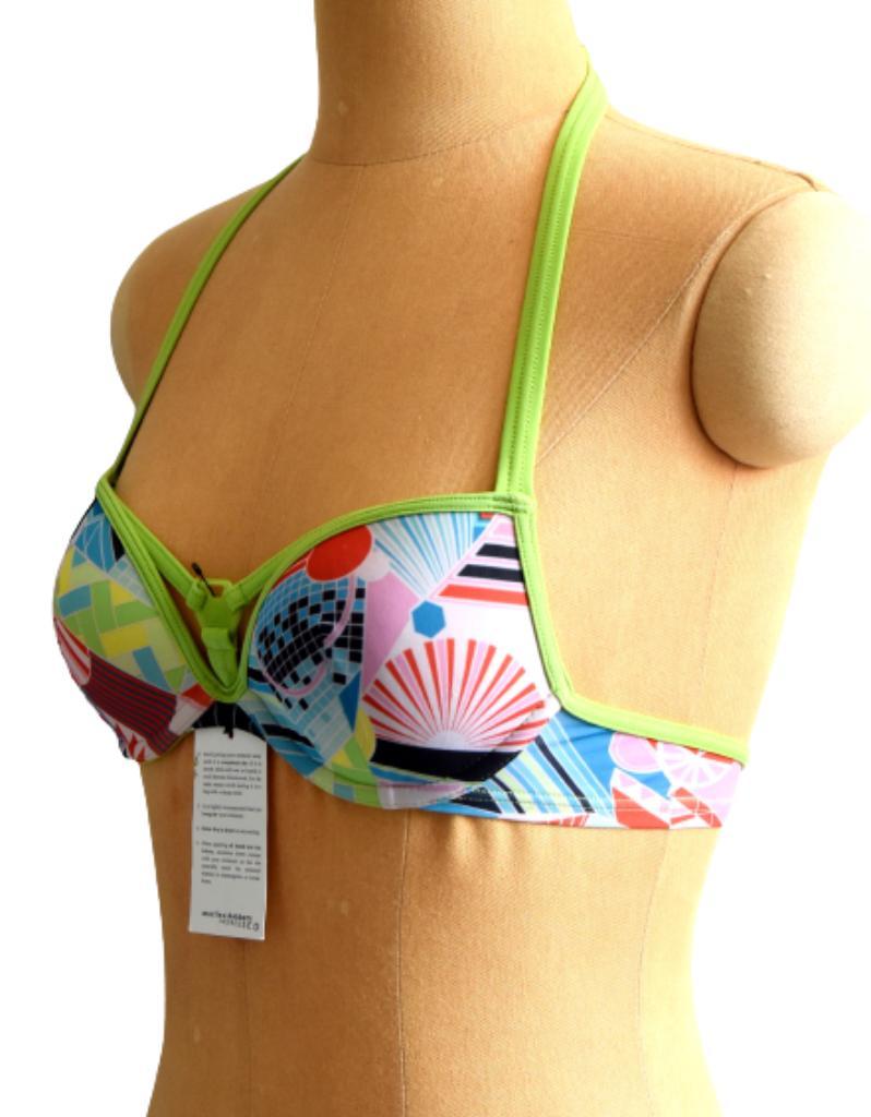 ≥ NIEUWE MARLIES DEKKERS bikinitop, groen/multicolor, Mt. 70 B — Badmode en  Zwemkleding — Marktplaats