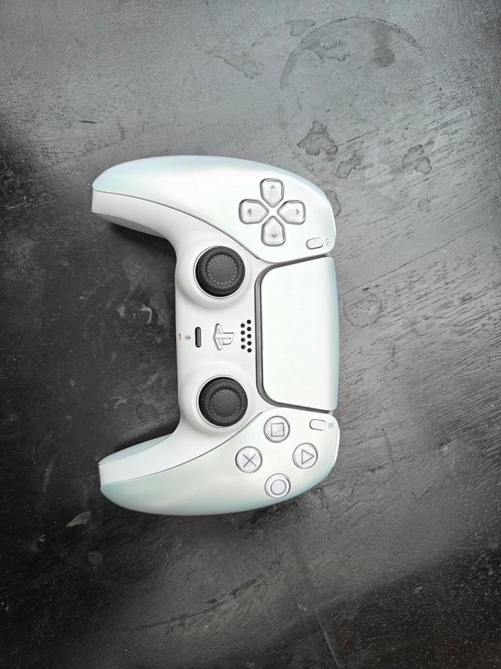 Ps5 Dualsense Chrome Pearl Met Hall-Effect, Spelcomputers en Games, Spelcomputers | Sony PlayStation 5, Refurbished, Playstation 5