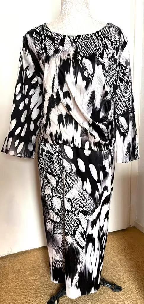 Select Hermann Lange jurk maat 50[v], Kleding | Dames, Jurken, Zo goed als nieuw, Maat 46/48 (XL) of groter, Overige kleuren, Onder de knie