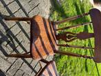 4x antieke Engelse Windsor houten stoelen 19e eeuw, Ophalen