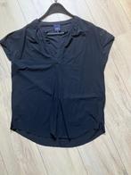 Japan TKY travelstof blouse top L (42/44), Kleding | Dames, Tops, Maat 42/44 (L), Japan TKY, Zo goed als nieuw, Zwart