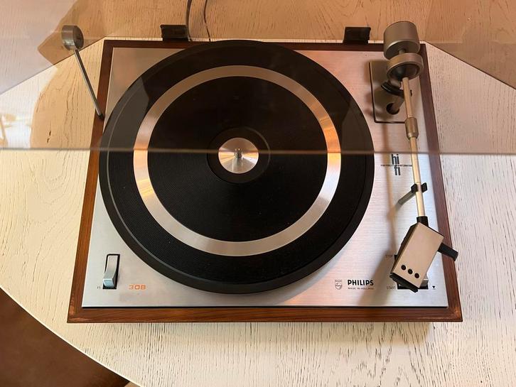 Philips GA 308 Platenspeler, Audio, Tv en Foto, Platenspelers, Gebruikt, Platenspeler, Philips, Automatisch, Ophalen of Verzenden