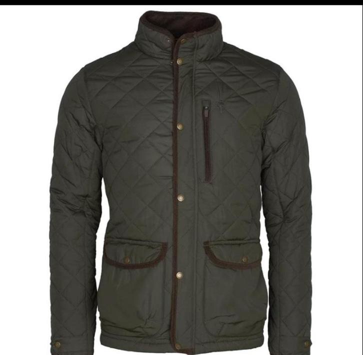 Tussen jas( herfst/ winter), Kleding | Heren, Jassen | Winter, Zo goed als nieuw, Maat 56/58 (XL), Groen, Ophalen