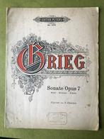Edvard Grieg - Sonate für das Pianoforte Op. 7, Piano, Gebruikt, Ophalen of Verzenden, Artiest of Componist