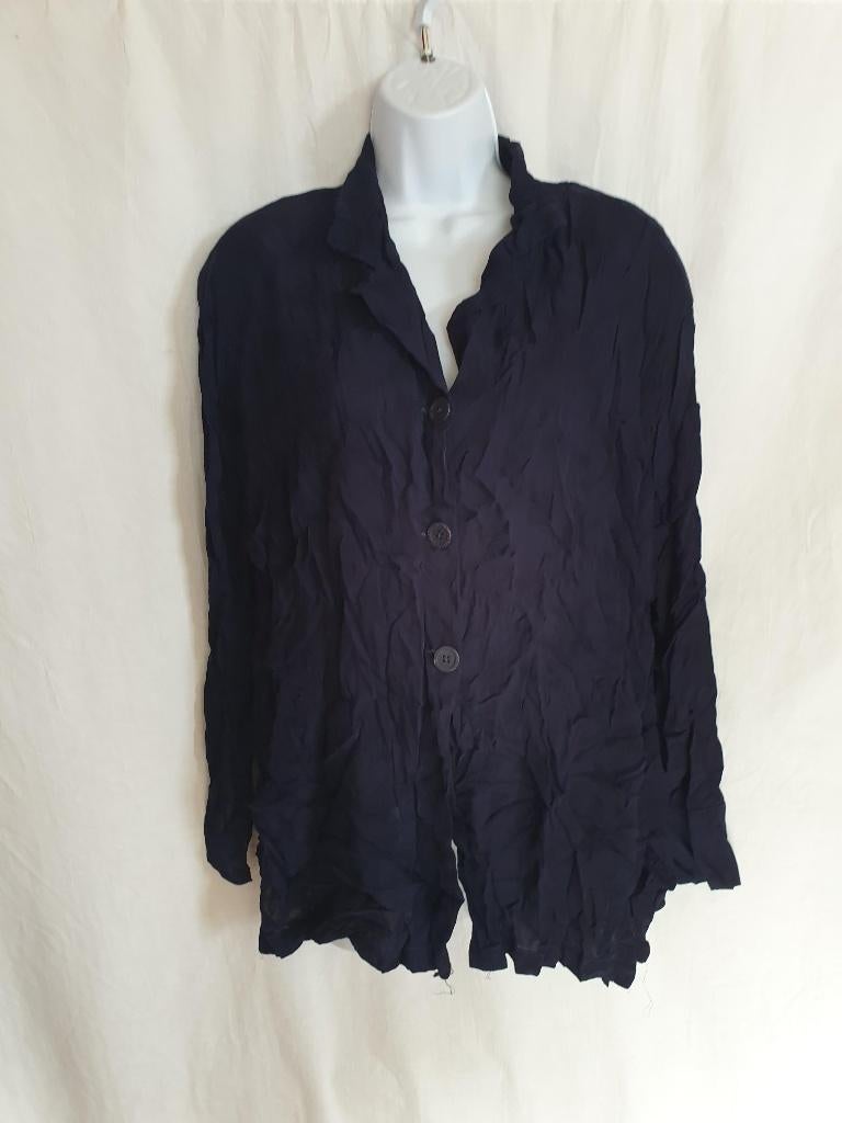 Leuke donkerblauwe blouse. Mt 44. Merk Bellissima, Kleding | Dames, Blauw, ., Maat 42/44 (L), Ophalen of Verzenden