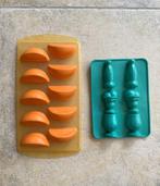 Siliconen IJsblokjes vorm sinaasappel partjes / wijnglas e.a, Ophalen of Verzenden, Zo goed als nieuw