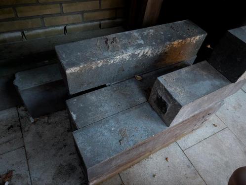 Rest stapelblokken en opsluitbanden, Tuin en Terras, Bielzen en Borders, Gebruikt, Beton, Minder dan 100 cm, Ophalen