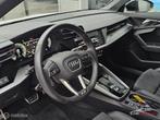 Audi A3 Sportback 45 TFSI e S edition Competition Pano/RS Se, Auto's, Audi, Zwart, 4 cilinders, 150 pk, Wit