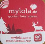 bierviltje van Mylola - Duits - Kerst, Verzamelen, Ophalen of Verzenden, Zo goed als nieuw, Viltje(s), Overige merken