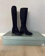 MANFIELD Dames Hoge laarzen/ Knielaarzen Maat 37- Blauw, Ophalen, Hoge laarzen, Blauw, Zo goed als nieuw