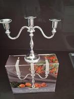 Verzilverde kandelaar. The Mayfair collection., Antiek en Kunst, Ophalen of Verzenden, Zilver