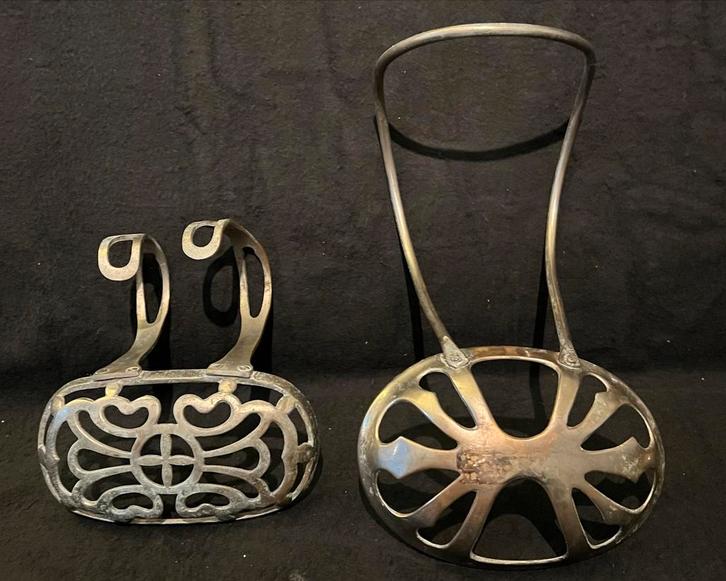 Antieke Zeepbakjes Badrand - Set van 2, Antiek en Kunst, Antiek | Keukenbenodigdheden, Ophalen