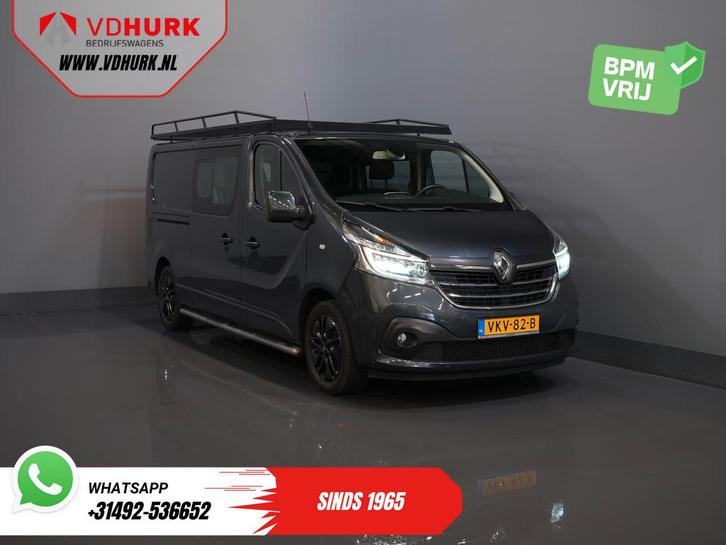 Renault Trafic 2.0 dCi 145 pk Aut. L2 DC Dubbel Cabine BPM V, Auto's, Bestelauto's, Bedrijf, Te koop, ABS, Achteruitrijcamera
