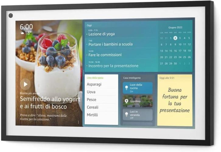 Amazon Echo show 15, Audio, Tv en Foto, Televisies, Zo goed als nieuw, LED, Minder dan 40 cm, Full HD (1080p), Overige merken