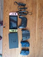 Nintendo Switch met pro controller en 4 joycons, Ophalen of Verzenden, Gebruikt, Met 3 controllers of meer, Switch Original