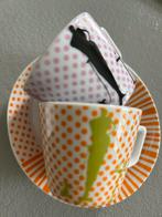 Nespresso Kop en Scotel / Mokkakopjes 2 stuks, Ophalen of Verzenden, Zo goed als nieuw, Overige stijlen, Kop(pen) en/of Schotel(s)