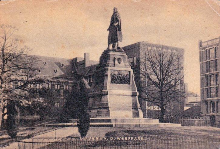 03355 Leiden - v.d. Werfpark, Verzamelen, Ansichtkaarten | Nederland, Ongelopen, Zuid-Holland, 1940 tot 1960, Verzenden