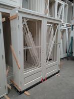 Kozijn met dubbele paneel deuren, Doe-het-zelf en Verbouw, Deuren en Horren, Nieuw, Ophalen of Verzenden, Buitendeur, Hout