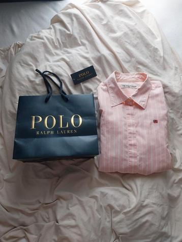 Lichtroze gestreept overhemd van Ralph Lauren  beschikbaar voor biedingen