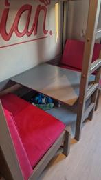 Hoogslaper met matras van 2 jaar oud, Huis en Inrichting, Slaapkamer | Stapelbedden en Hoogslapers, Ophalen, Eenpersoons, Zo goed als nieuw