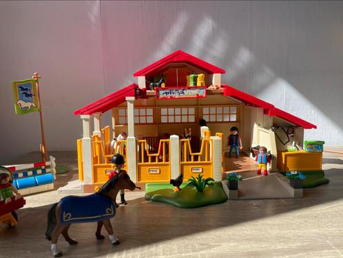 Playmobile paarden manege, Kinderen en Baby's, Speelgoed | Playmobil, Zo goed als nieuw, Complete set, Ophalen of Verzenden
