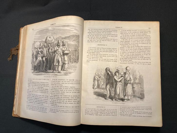 Bronsveld Bijbel - 1880, Antiek en Kunst, Antiek | Boeken en Bijbels, Ophalen of Verzenden