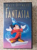 videoband Fantasia Walt Disney, Cd's en Dvd's, VHS | Kinderen en Jeugd, Gebruikt, Tekenfilm, Alle leeftijden, Ophalen of Verzenden